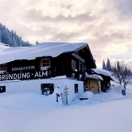 Bruendling-Alm Berggasthof Auf 1167M Auf Dem Hochfelln Bergen  Eksteriør billede