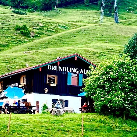 Bruendling-Alm Berggasthof Auf 1167M Auf Dem Hochfelln Bergen  Eksteriør billede