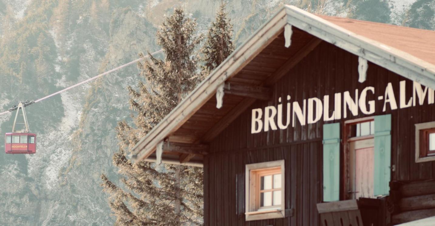 Bruendling-Alm Berggasthof Auf 1167M Auf Dem Hochfelln Bergen  Eksteriør billede