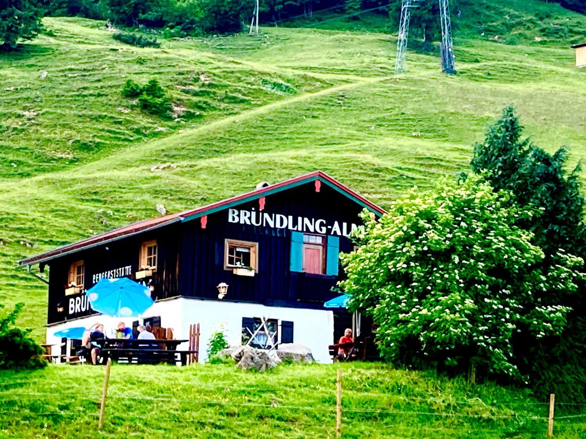 Bruendling-Alm Berggasthof Auf 1167M Auf Dem Hochfelln Bergen  Eksteriør billede